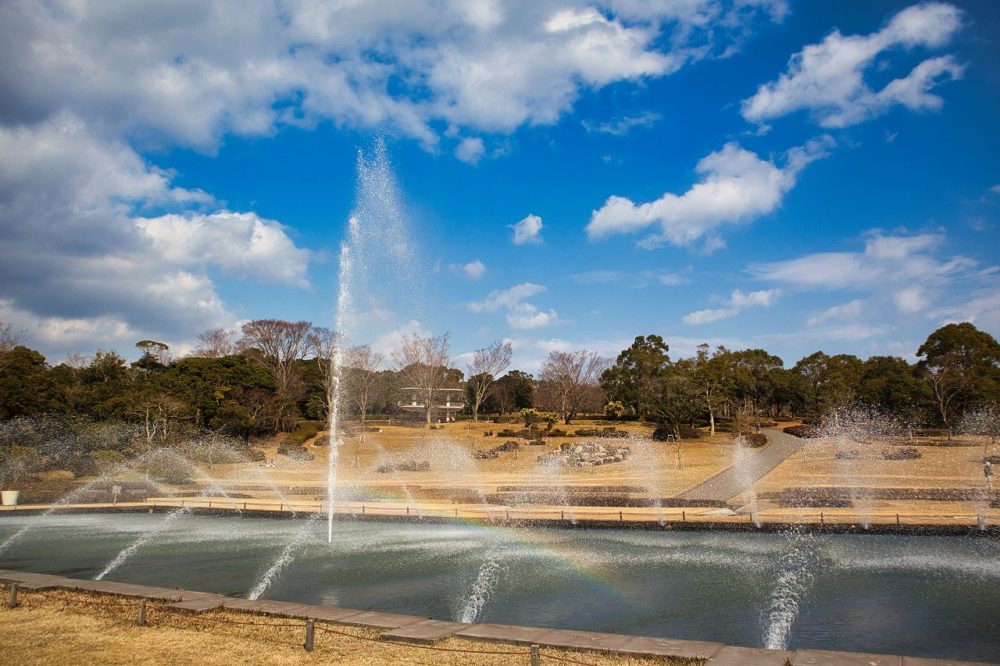 吉野公園の噴水